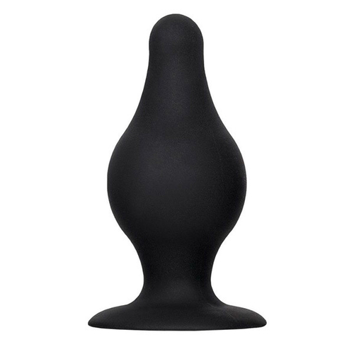 Черная анальная втулка 6,5см Erotist Toys Anal Plug Spade Size XS