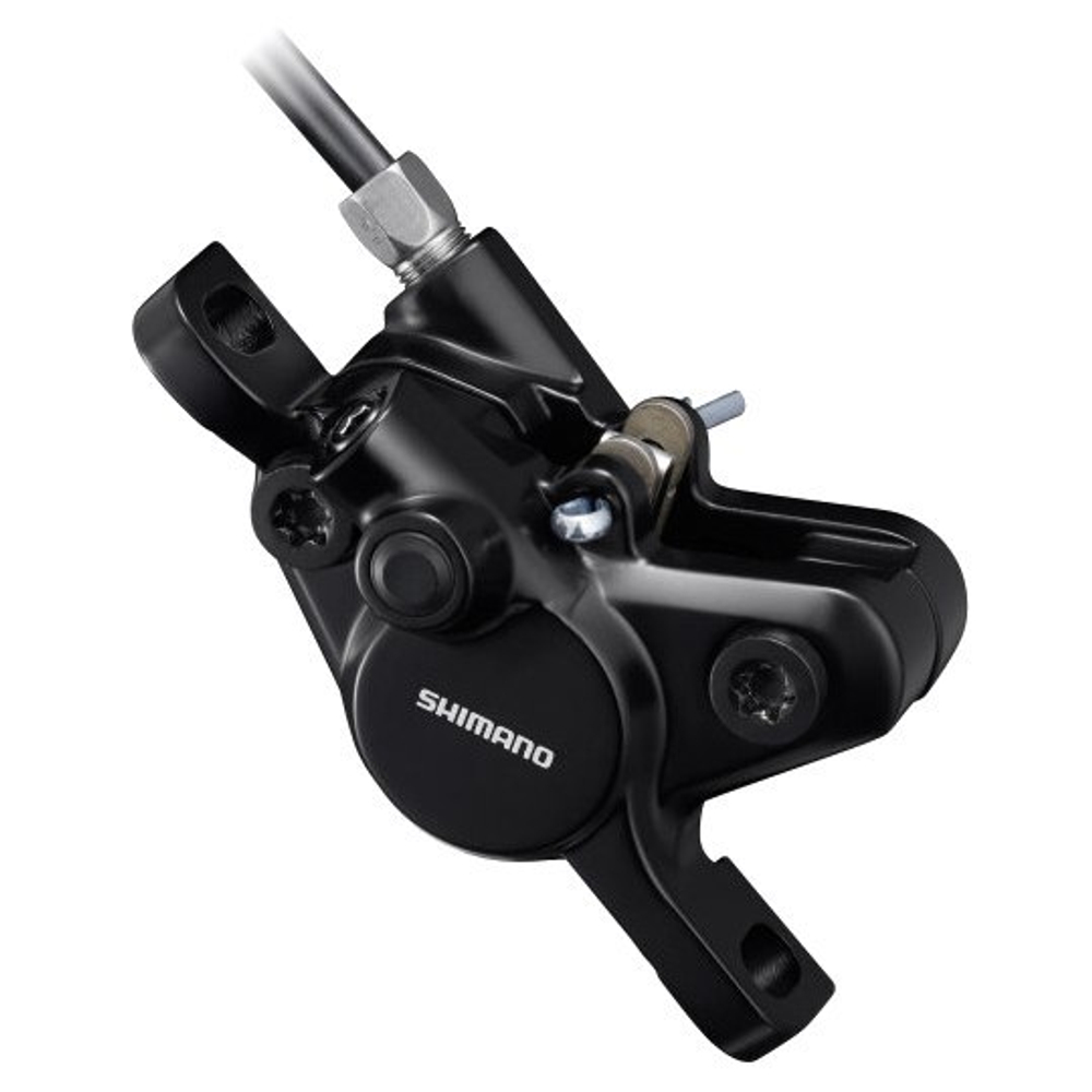 Калип. гидр. Shimano, MT400, post mount, пласт. колодк., без адапт. EBRMT400MPRXL