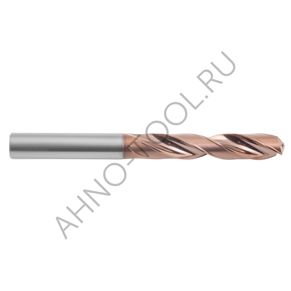 Сверло 18.0мм монолитное твердосплавное 5D с подводом СОЖ. SP-X801051800 VHM AHNO