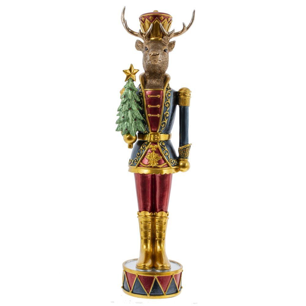 GAEM Фигурка декоративная "Солдатик-олень", L11 W9 H41 см