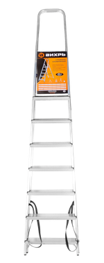 Стремянка алюминиевая ВИХРЬ СА 1х8