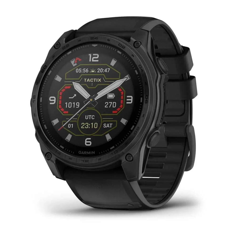 Смарт часы Garmin Tactix 8 51 мм, SOLAR с черным ремешком