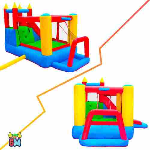 Батут для дачи "Замок радости" 3.4*2.8*2,05 м