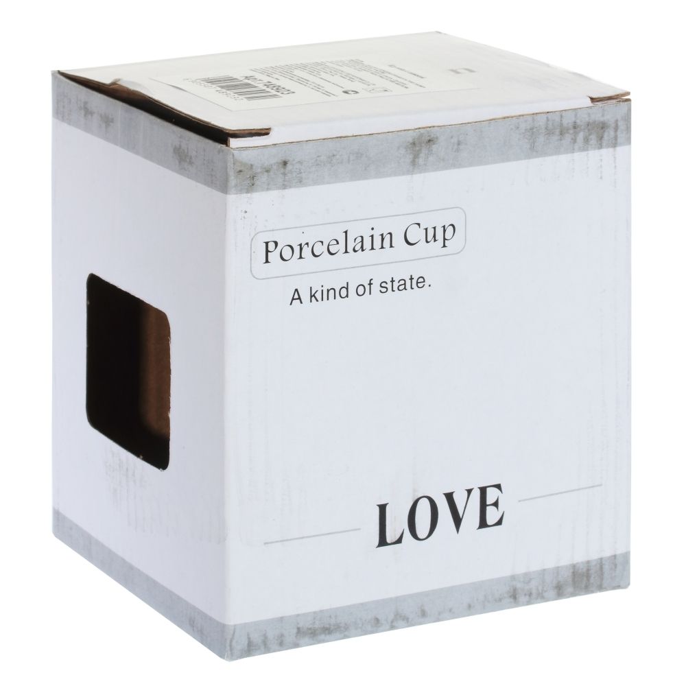 GAEM Кружка с крышкой и ложкой, 450 мл, L8 W12 H11 см, 4в.