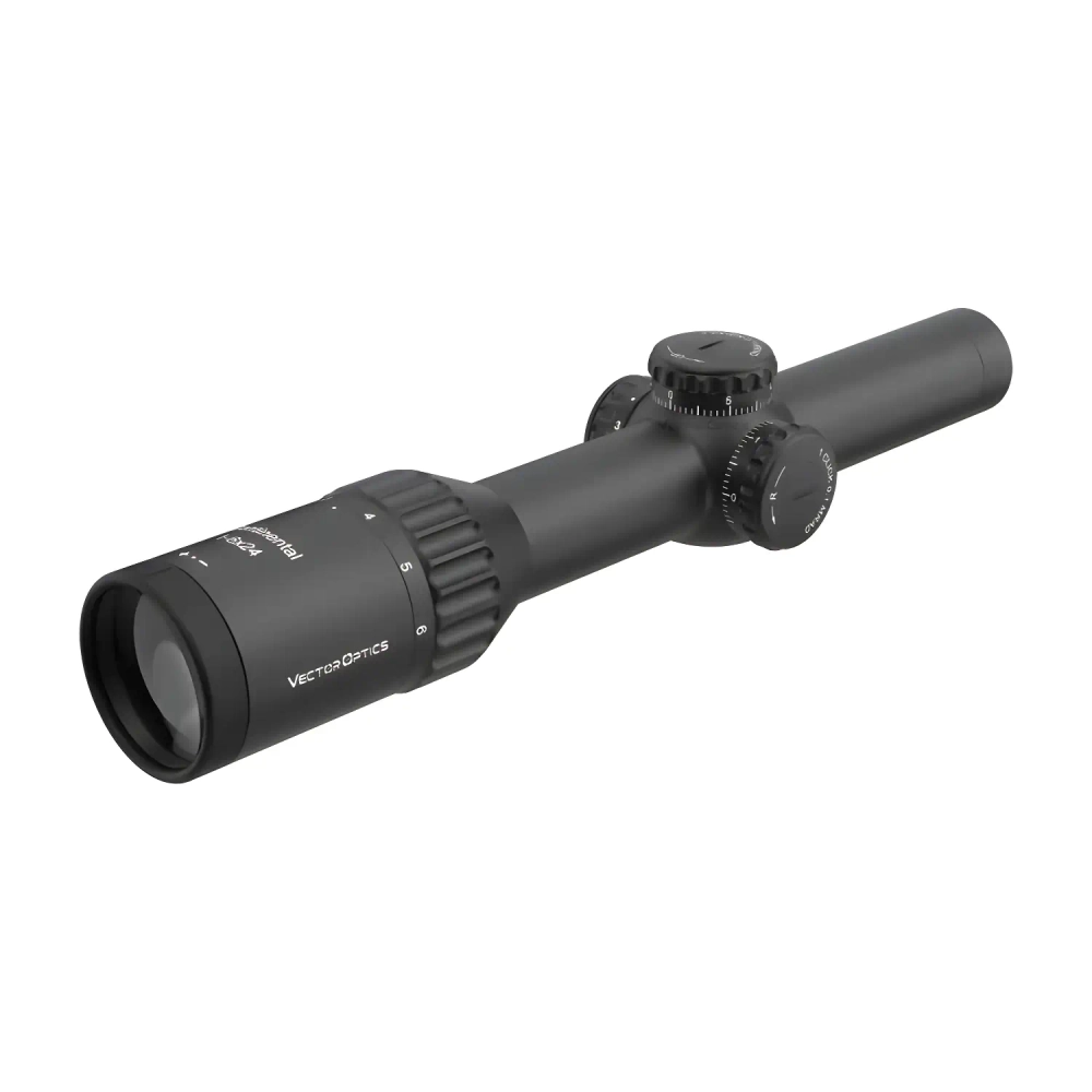 Оптический прицел Vector Optics Continental X6 1-6x24I FIBER Tactical (SCOC-44) - угол наклона с фокусировкой