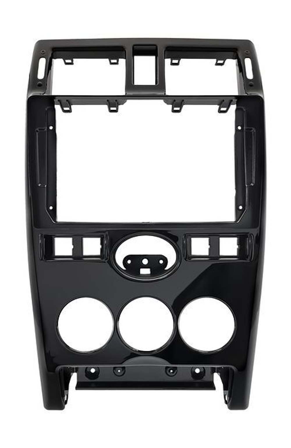 9" рамка Lada Priora 2007-2014, черная глянцевая MFB дисплей