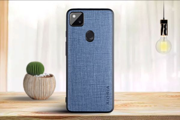 Тканевый чехол Aioria для Google Pixel 4a (Синий)