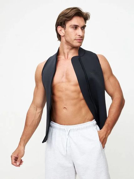 Жилет на молнии Sargan Black King men 2 мм черный