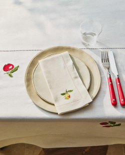 Zara Home скатерть из смесовой ткани, вышивка, 250 170 см