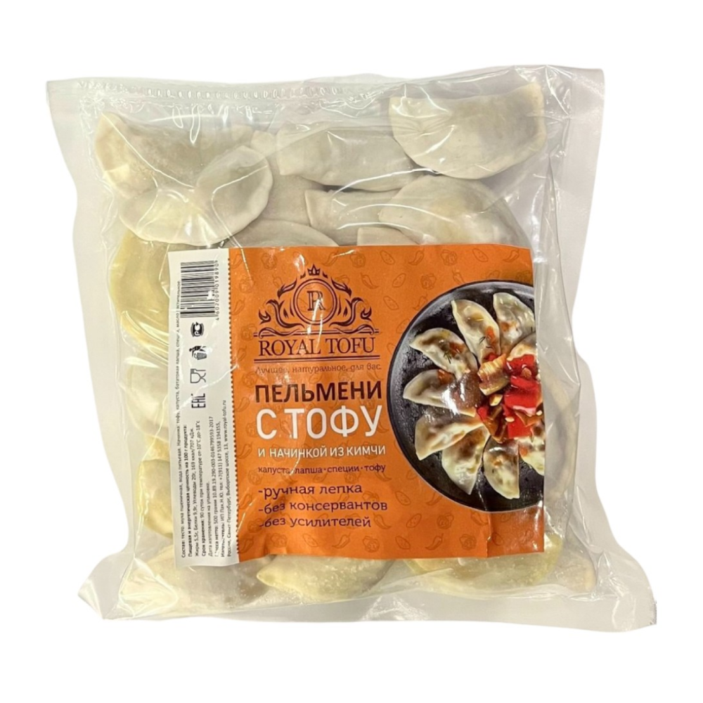 Пельмени с тофу и кимчи Royal Tofu, 500 г