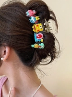 Заколка крабик краб для волос спанч боб SpongeBob