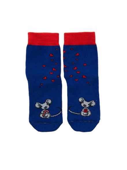 504K-1119 НОСКИ ДЕТСКИЕ синий кобальт (24)