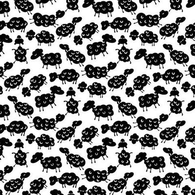 черно-белые овечки