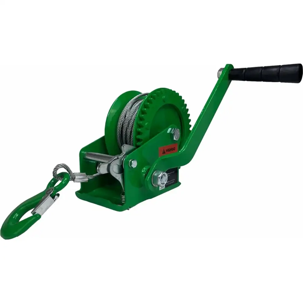 Лебедка ручная барабанная HW 700, 700 кг, канат 10 м HITCH SZ073174