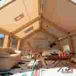 Пневмокаркасная палатка «Летний Уют» 4,8×3,6×2,2 м — семейная, кемпинговая из ПВХ