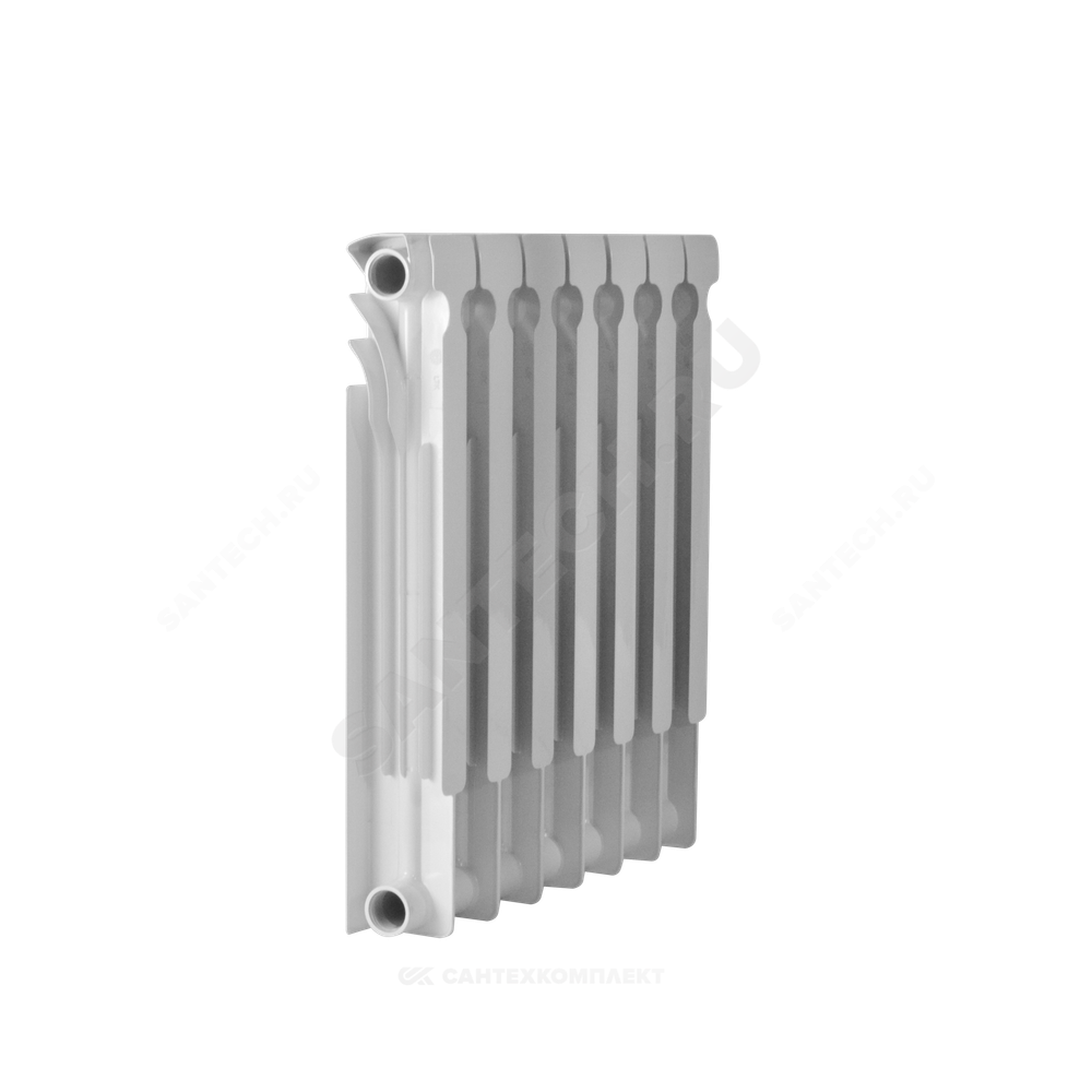 Радиатор биметаллический Ultra Plus 500 12 секций Qну=1716 Вт RAL 9016 (белый) Ogint .