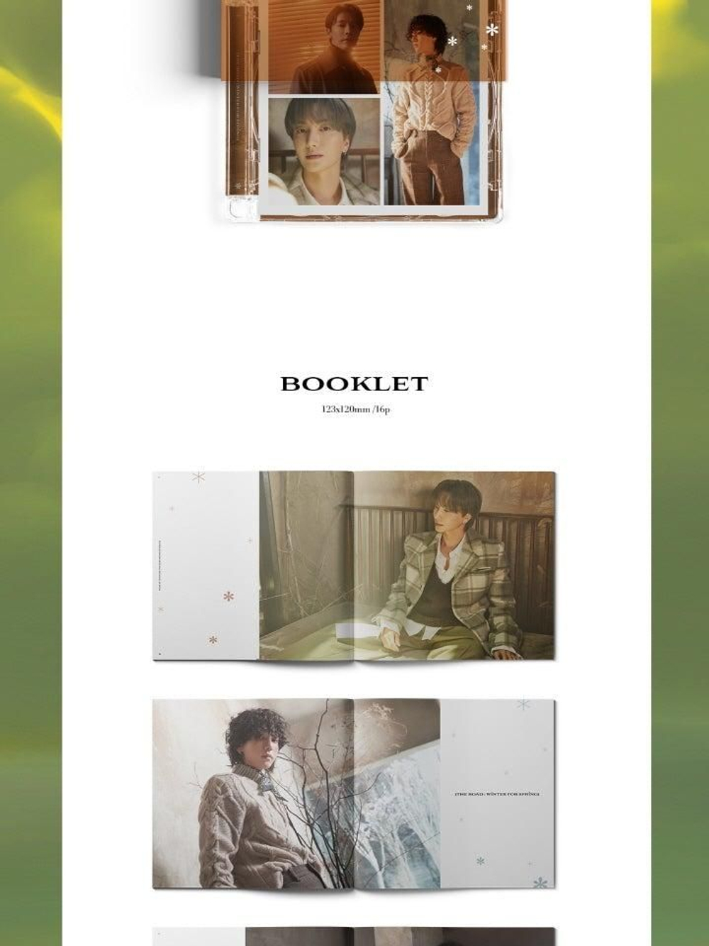 Альбом SUPER JUNIOR - The Road : Winter for Spring Special Single Album B Version