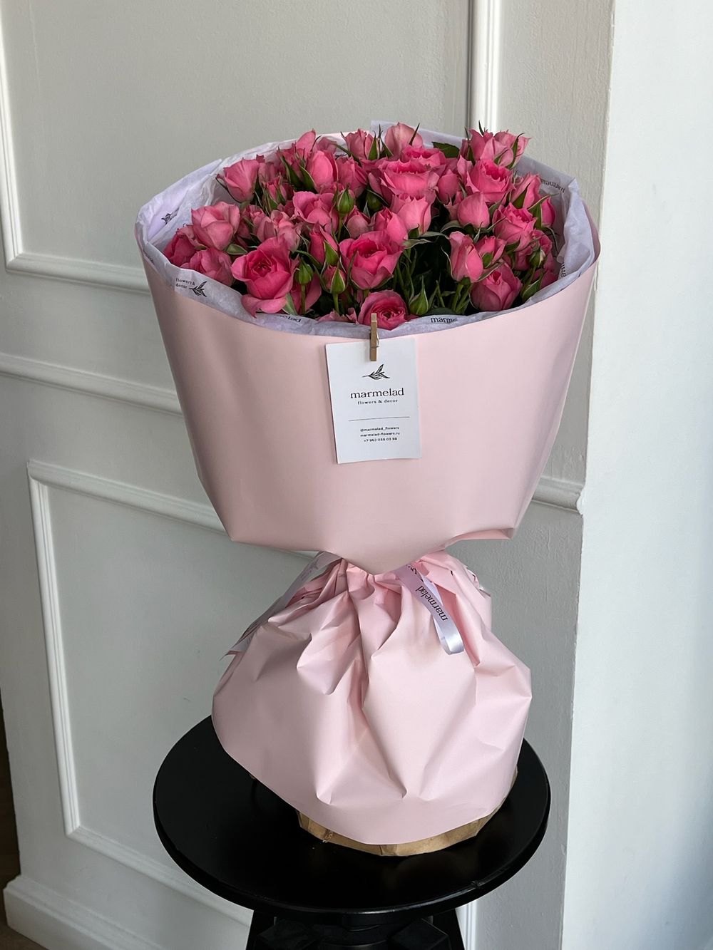 Букет моно из кустовых роз 11 шт