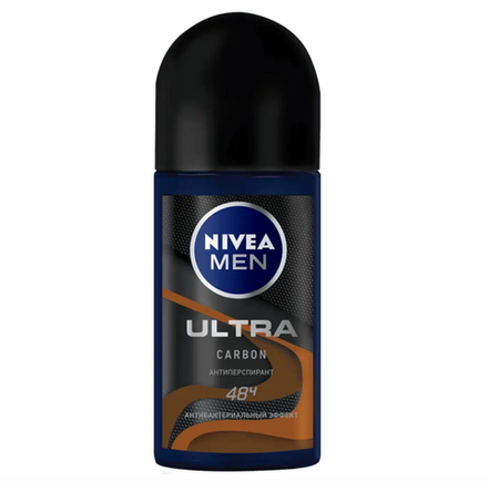 Nivea Men део шарик мужской ultra carbon антибактереальный эффект 50 мл.