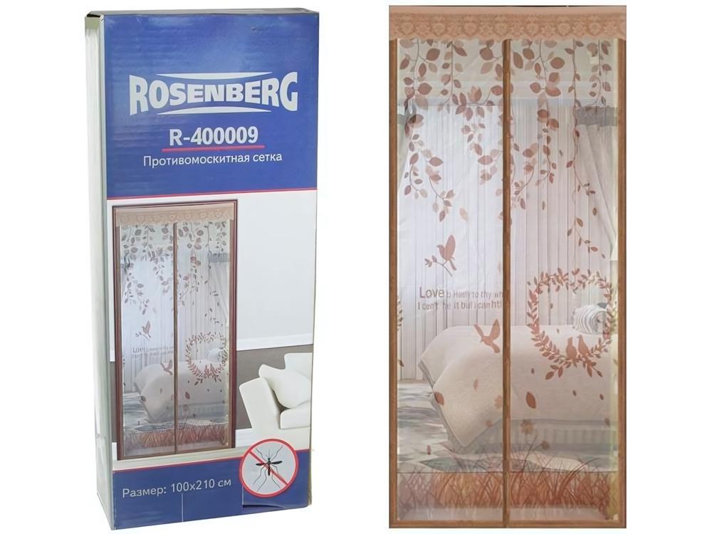 Сетка противомоскитная 100*210см R-400009