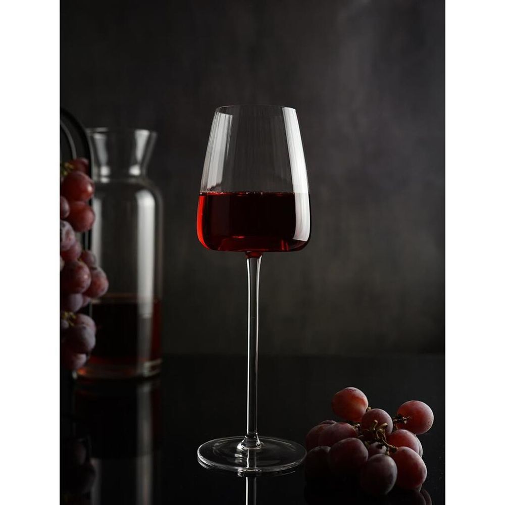 Бокал для вина 380 мл "  Optical" d 5,5 см h24 см оптические грани P.L. - BarWare [6]