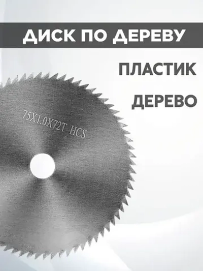 Набор отрезных дисков для мини ушм 75мм, 76мм.