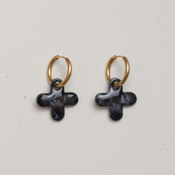 Recycl Object CROSS EARRINGS