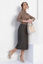 Юбка Иветта (коричневая) Ю12881-3М LT Collection