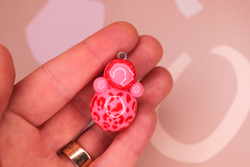 Подвеска неваляшка полимерная глина 35х25 мм