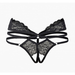 Кружевные трусики с доступом и высокой талией Easy to love, S/M, 42-44
