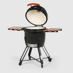 Барбекю гриль керамический Steel Egg BBQ 127x75x115 см