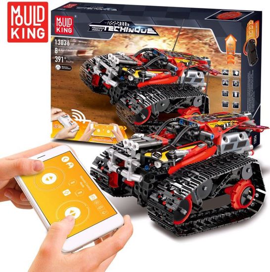 Конструктор Technic вездеход красный 2в1 на Р/У 391 детали