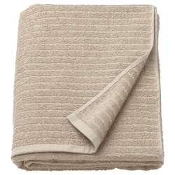 IKEA VÅGSJÖN  (ИКЕА ВÅГСЙÖН)  -  Полотенце банное, светло-бежевое, 100x150 см