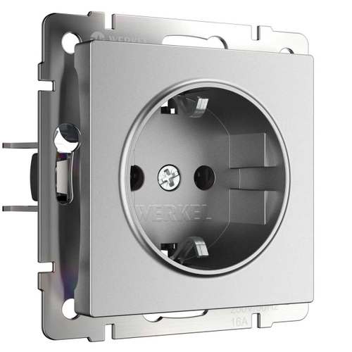 Розетка Werkel серебряный матовый W1171065 4690389195570