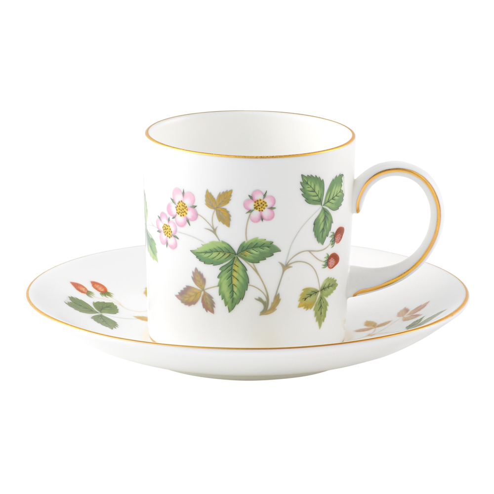 Wedgwood Чашка с блюдцем для кофе Wild Strawberry 160 мл