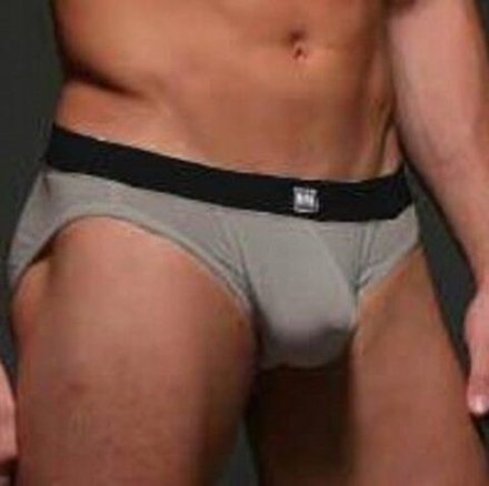 Мужские слипы серые N2N Bodywear Cotton Brief
