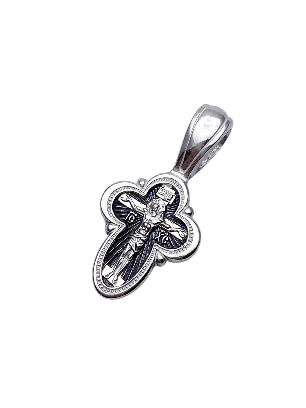 Крест из серебра/Чернение