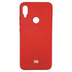 Силиконовый чехол Silicone Cover для Xiaomi Redmi 7 (Красный)