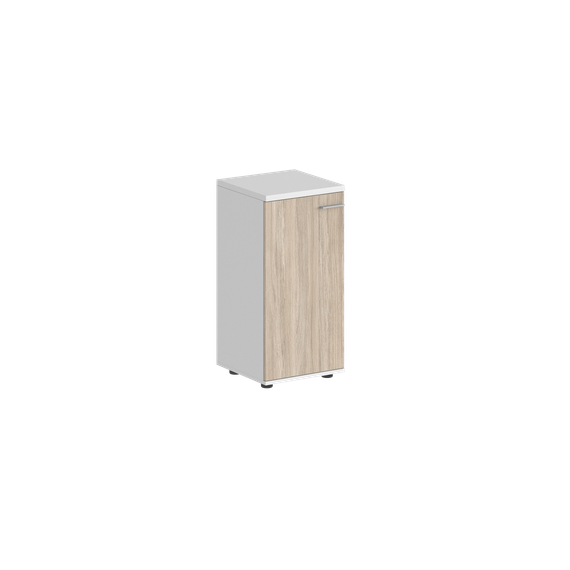Шкаф низкий Сигма   400х400х825, 1 дв., з.ст HDF, левый