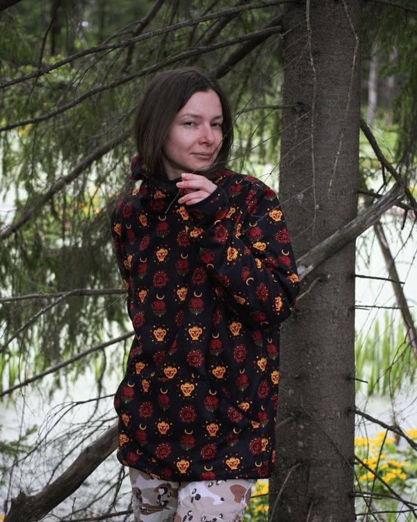 Худи Приветствие Солнцу черный - фото 2