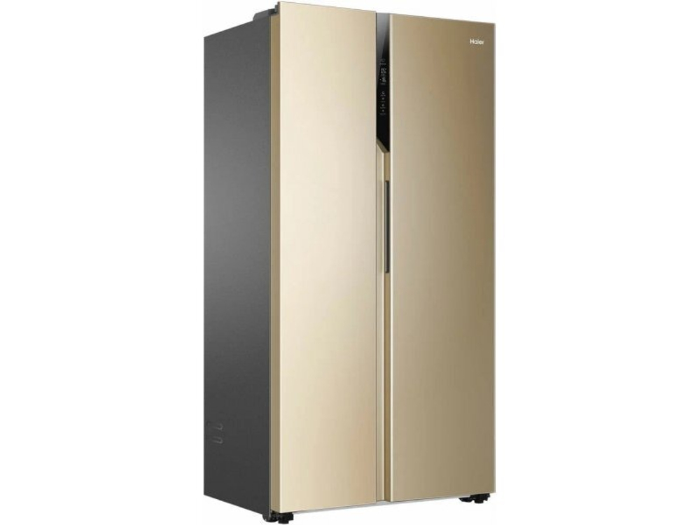 Холодильник двухкамерный Haier HRF541DG7RU Side by Side инверторный золотистый