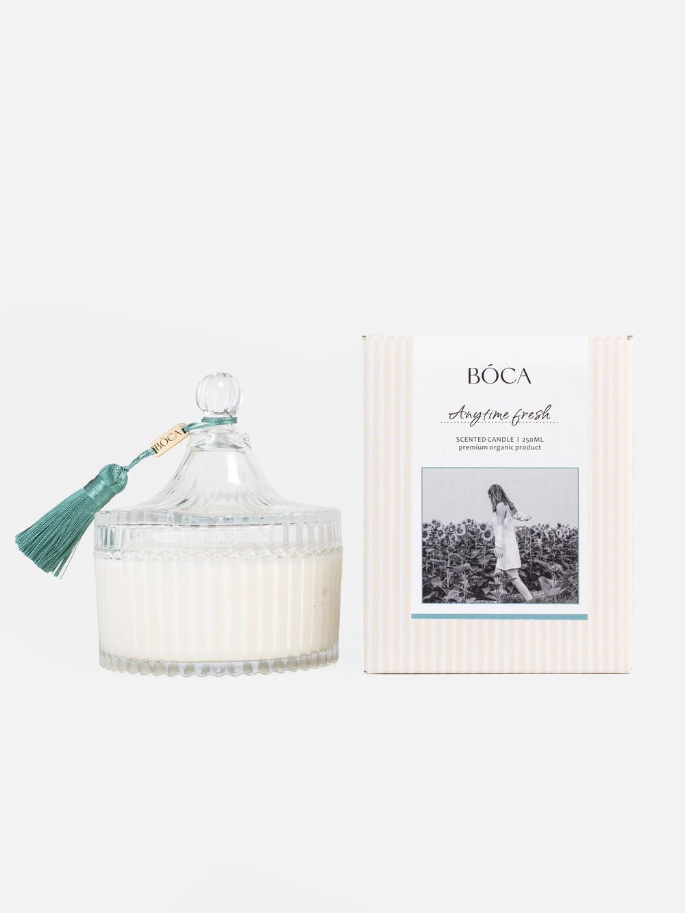 BOCA AROMA Свеча Crystal ANYTIME FRESH, 250мл.