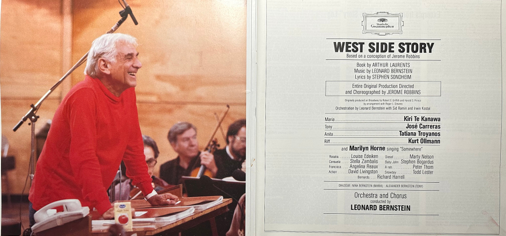 Leonard Bernstein - West Side Story 2LP (Европа 1985г.)