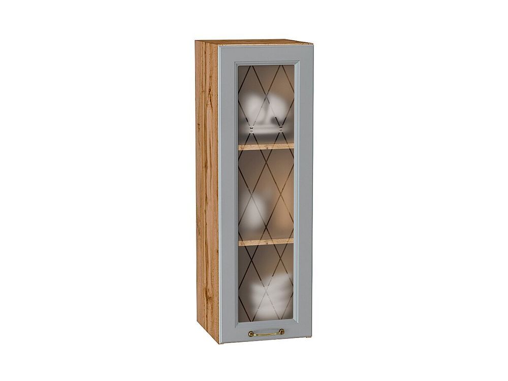 Шкаф верхний с 1-ой остекленной дверцей Ницца