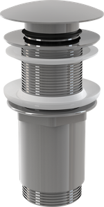 Донный клапан для раковины Alcadrain click/clack 5/4", хром (A395)