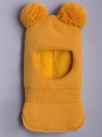 Шапка шлем детская зимняя вязаная