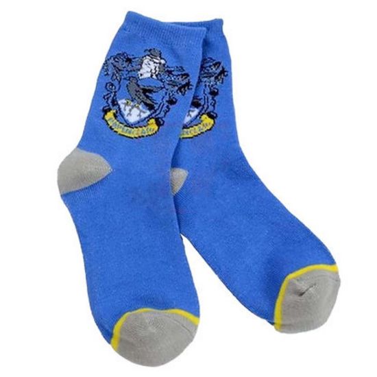 Носки Гарри Поттер. Факультеты Хогвартса "Когтевран", р-р 35-39 (голубой)