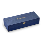 Перьевая ручка Waterman Reflections of Paris Expert DeLuxe Black GT, перо M, чернила: blue в подарочной коробке
