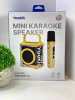 Колонка-караоке портативная YOOKIE SKM3 с 2 микрофонами