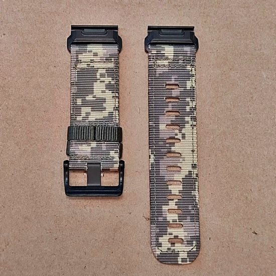 Ремешок тактический Tactix 26 мм. для Garmin Fenix 7x / 6x / 5x / 3, Enduro 2 / Tactix 7, Tactix Delta нейлоновый быстросъемный на застежке